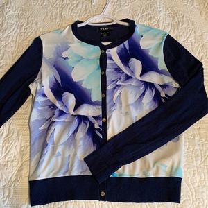 DKNY floral cardigan